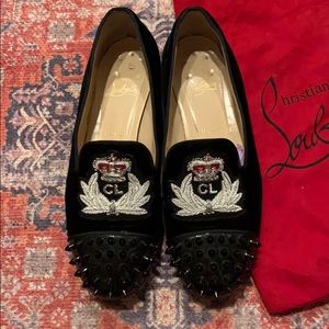 Christian Louboutin spike loafers